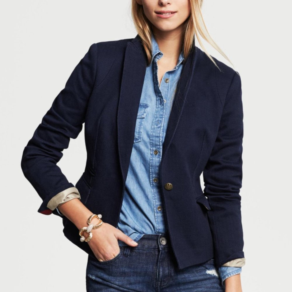 Banana republic heritage navy blue blazer